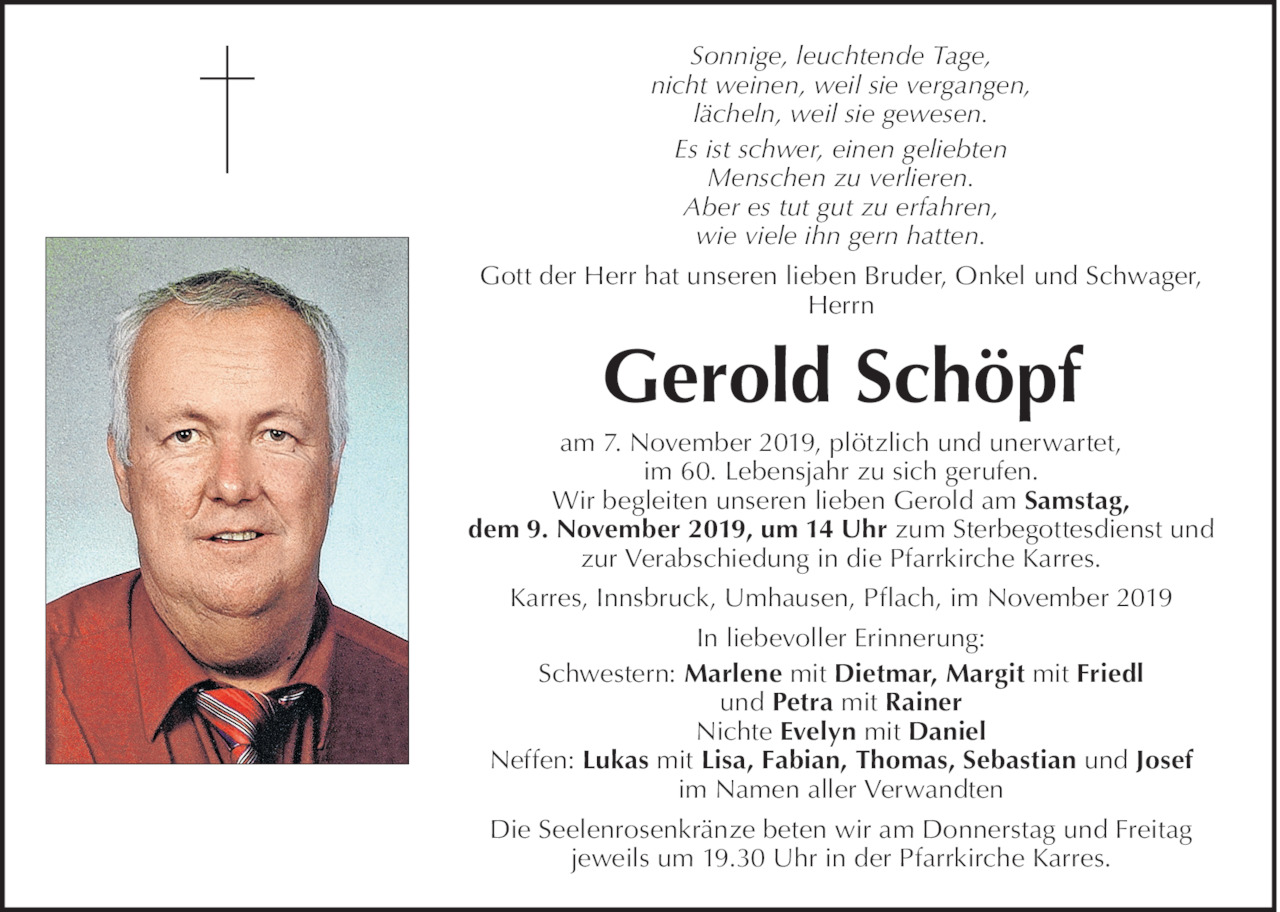 Gerold Schöpf Bild