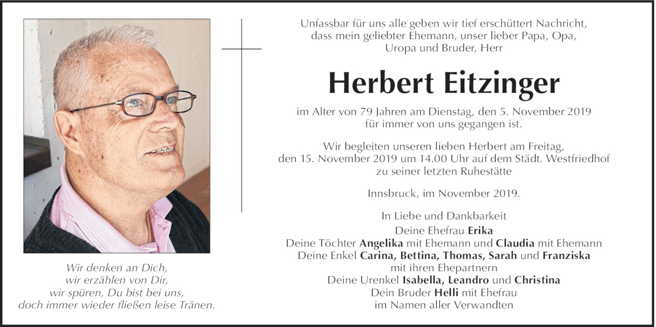 Herbert Eitzinger Bild