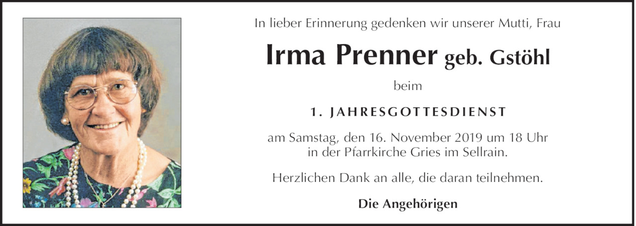 Irma Prenner Bild