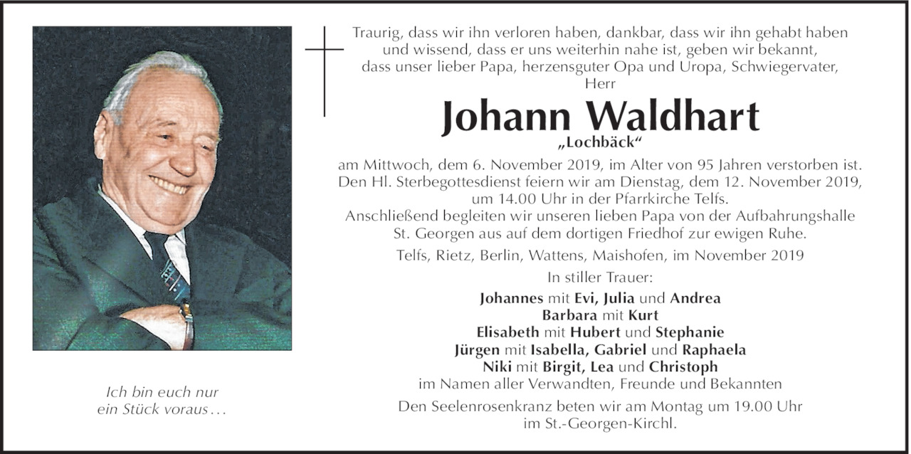 Johann Waldhart Bild