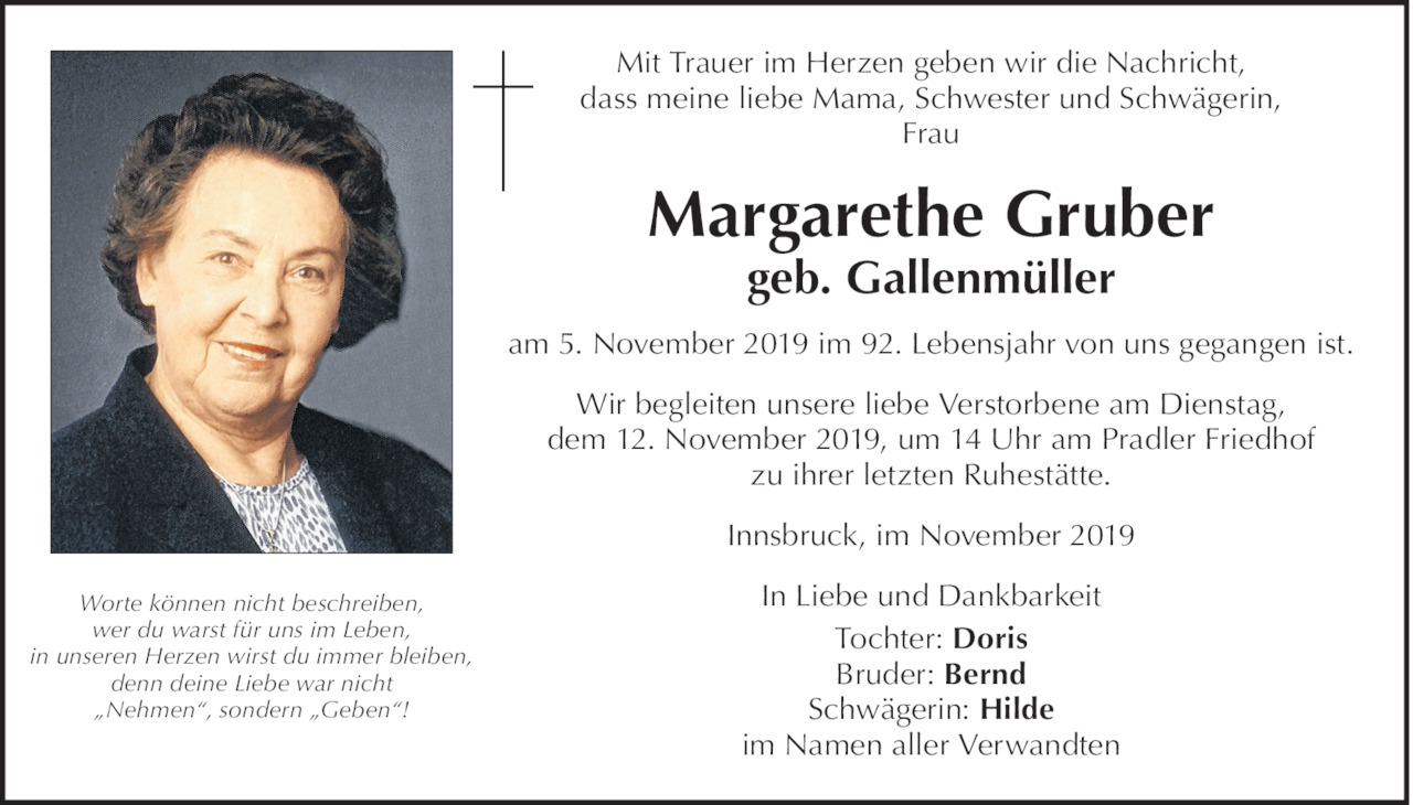 Margarethe Gruber Bild
