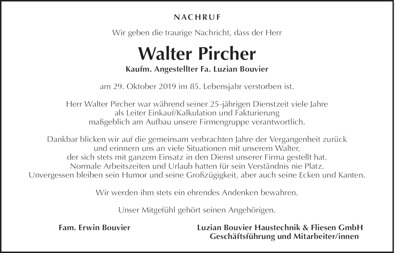 Walter Pircher Bild