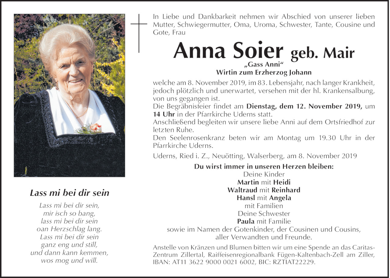 Anna Soier Bild