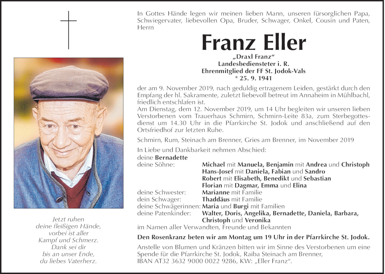 Franz Eller Bild