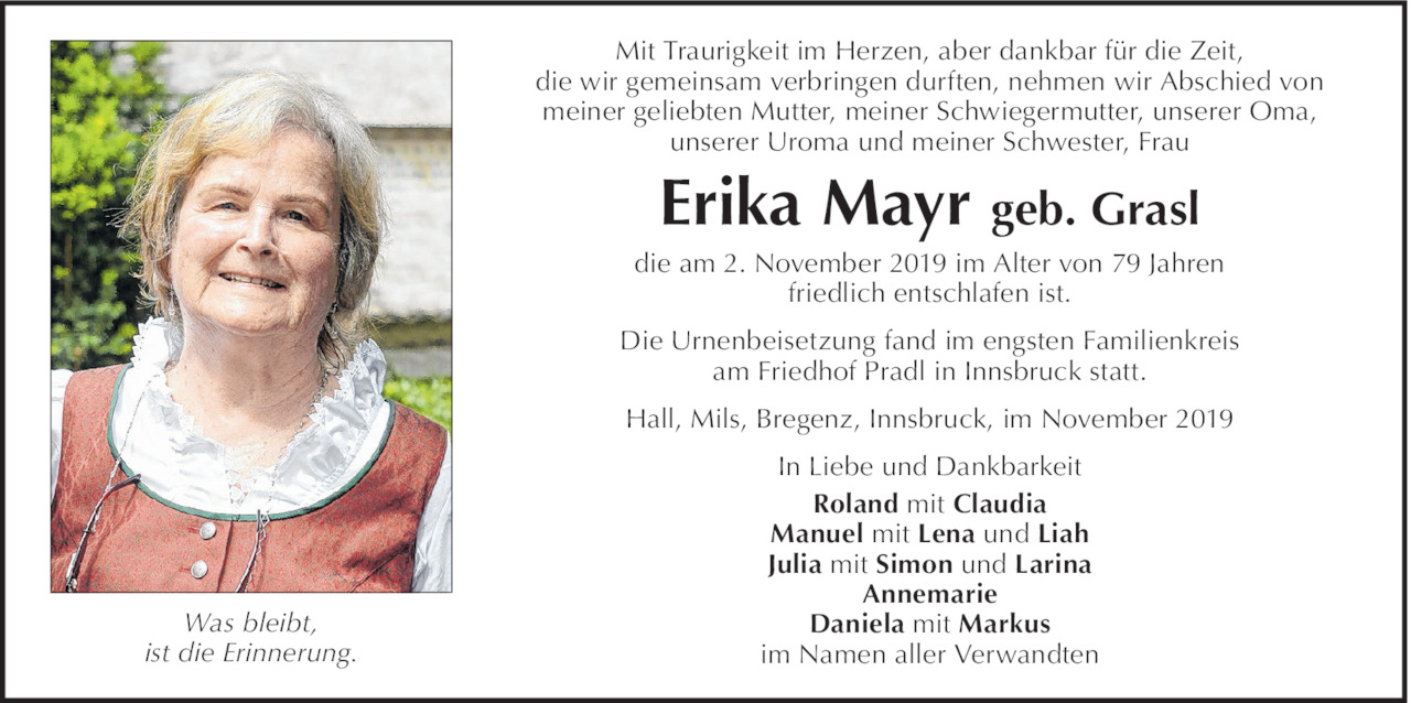 Erika Mayr Bild