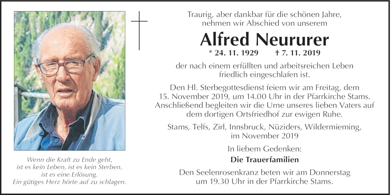 Alfred Neururer Bild