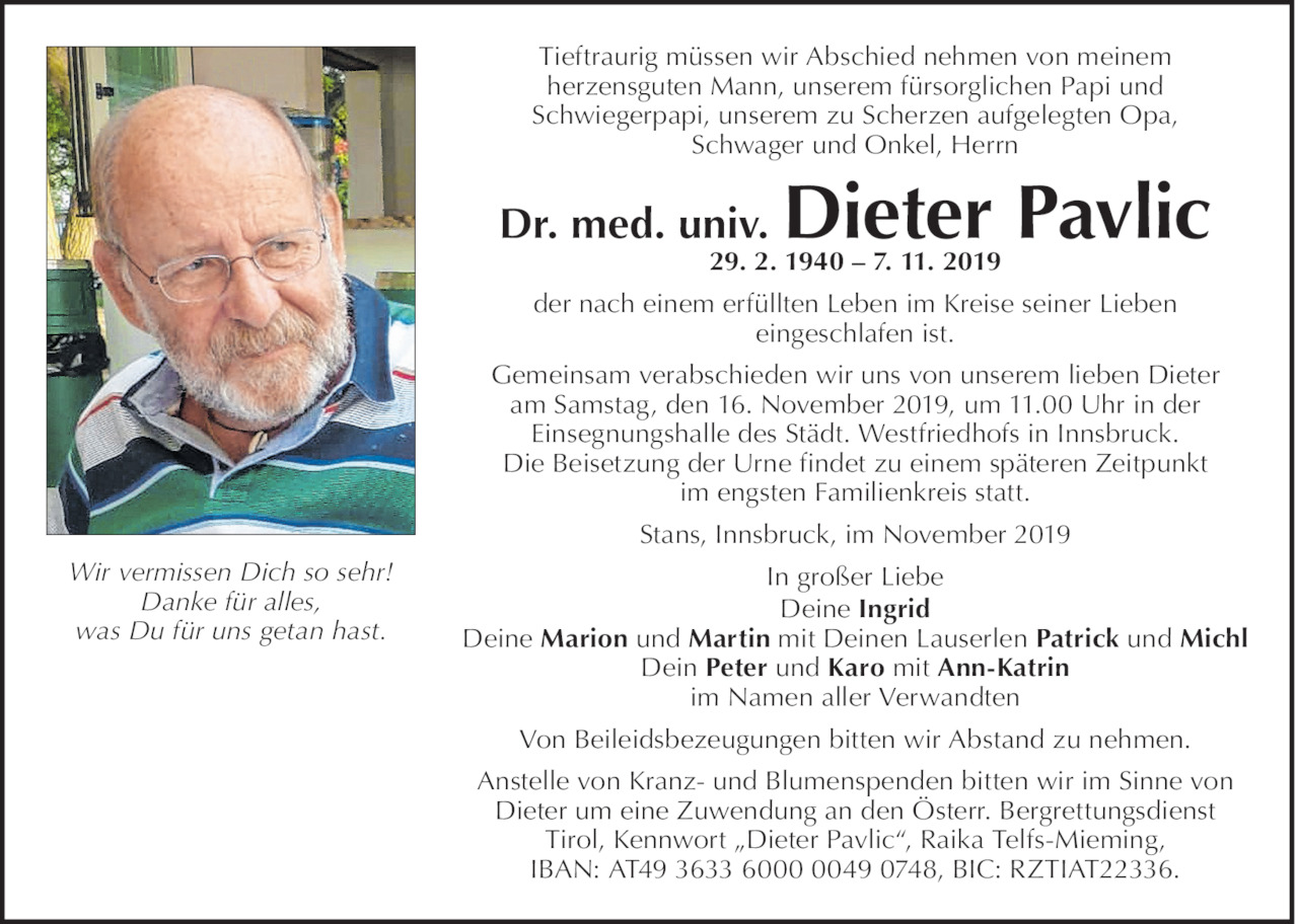 Dieter Pavlic Bild