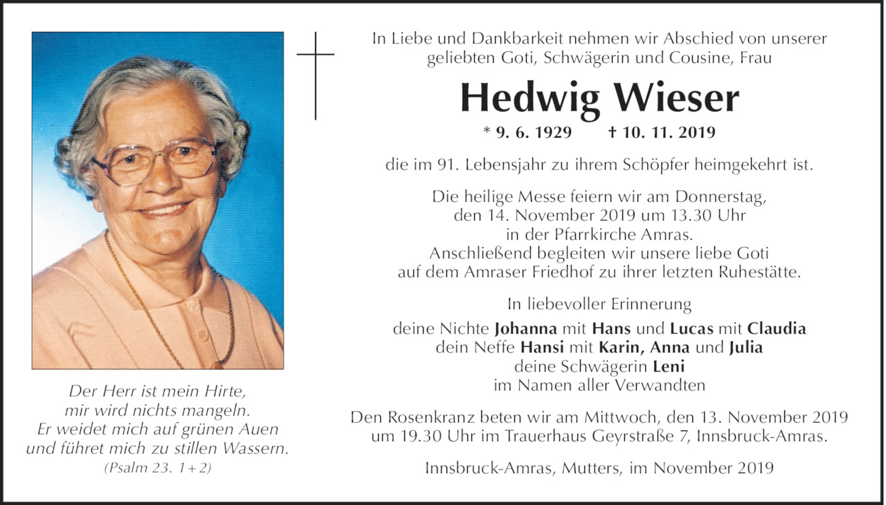 Hedwig Wieser Bild