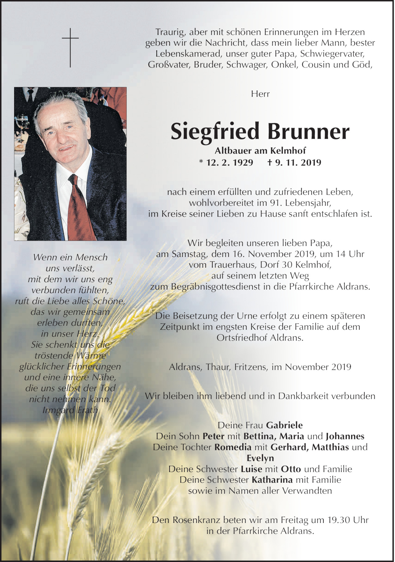 Siegfried Brunner Bild