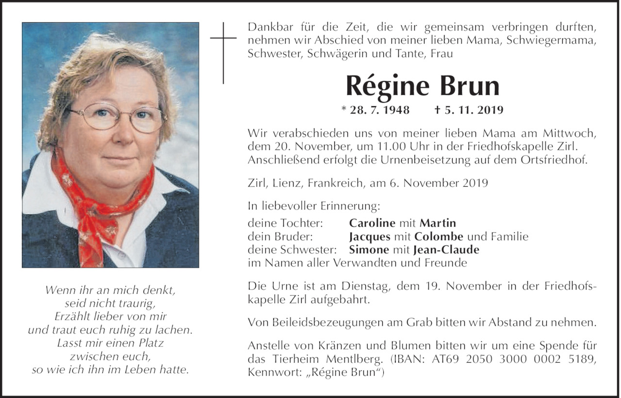 Régine Brun Bild