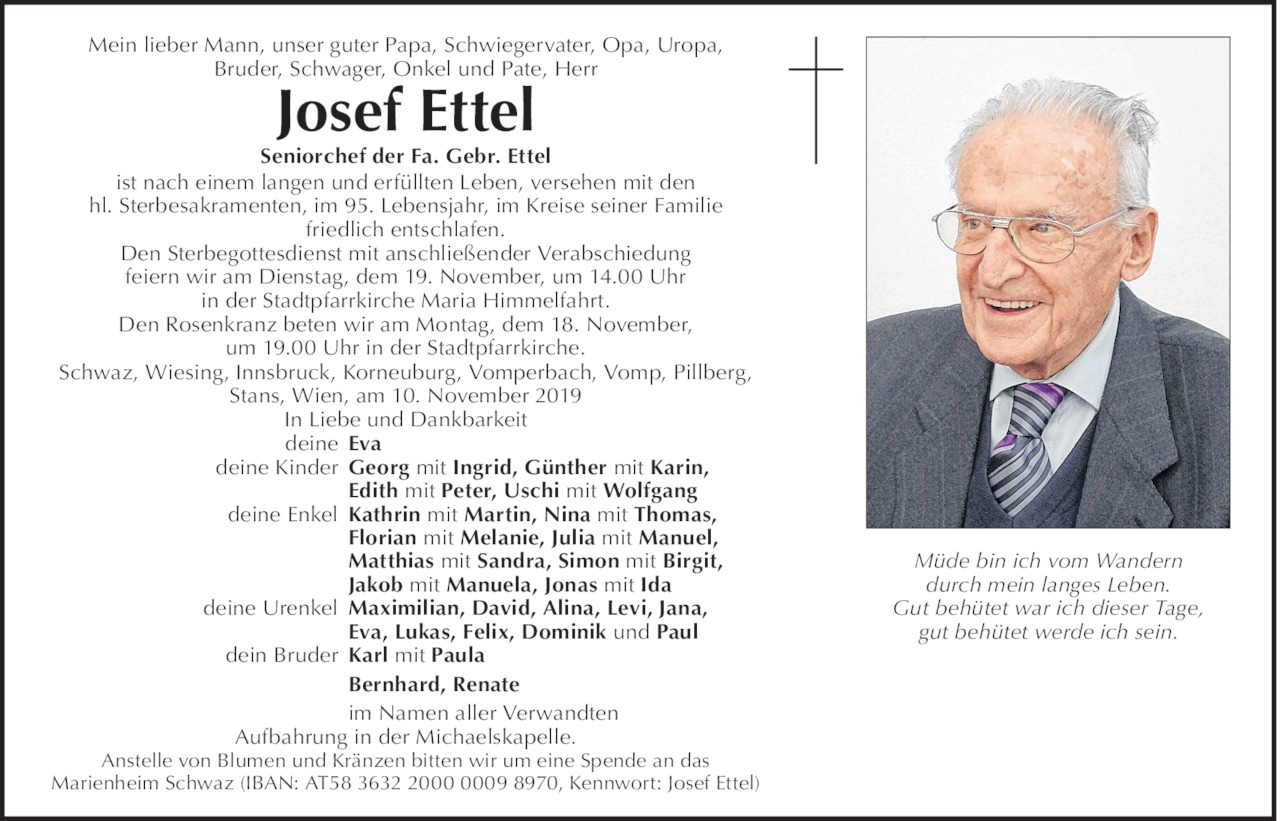 Josef Ettel Bild