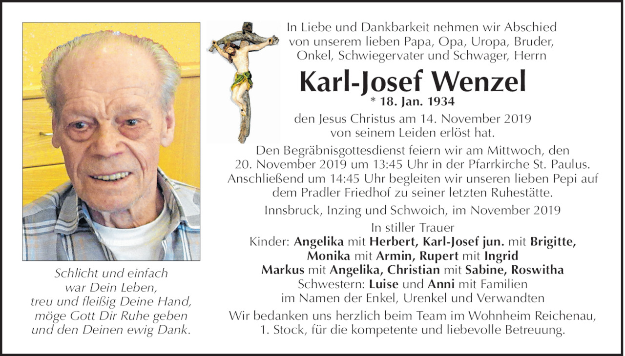 Karl Josef Wenzel Bild
