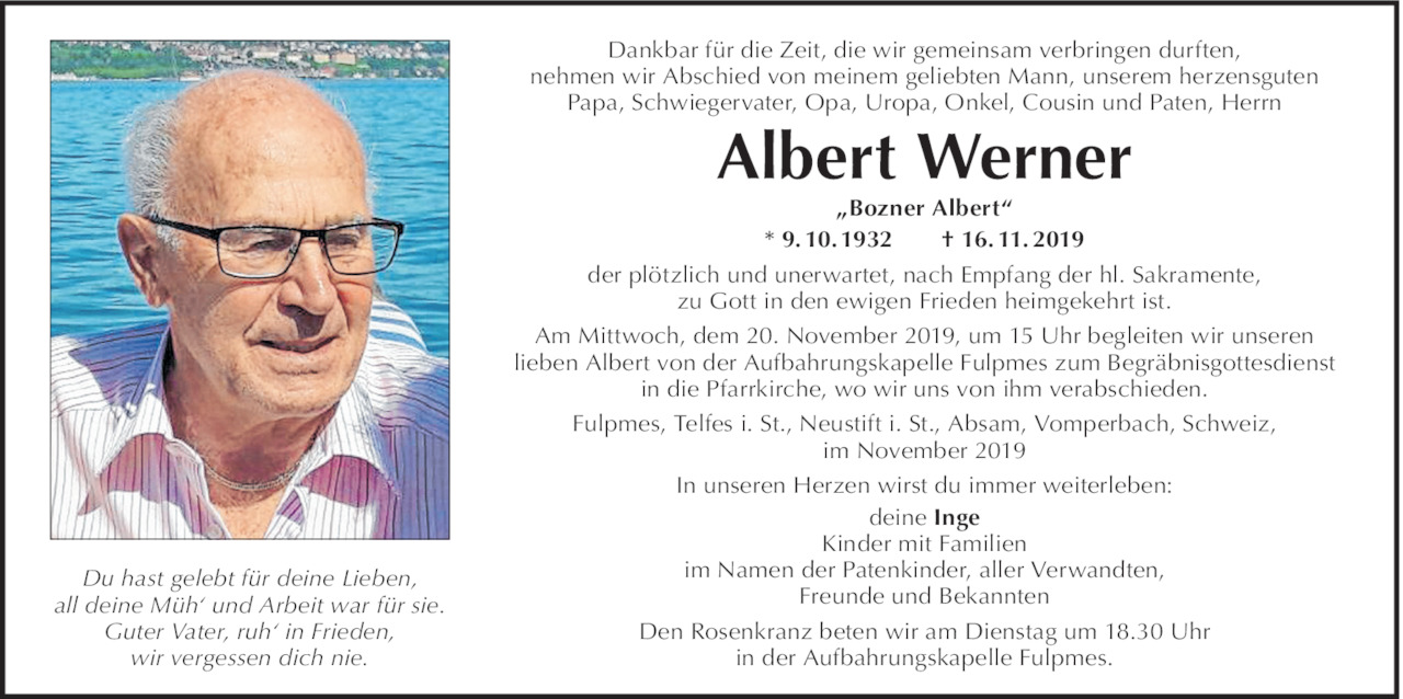 Albert  Werner Bild