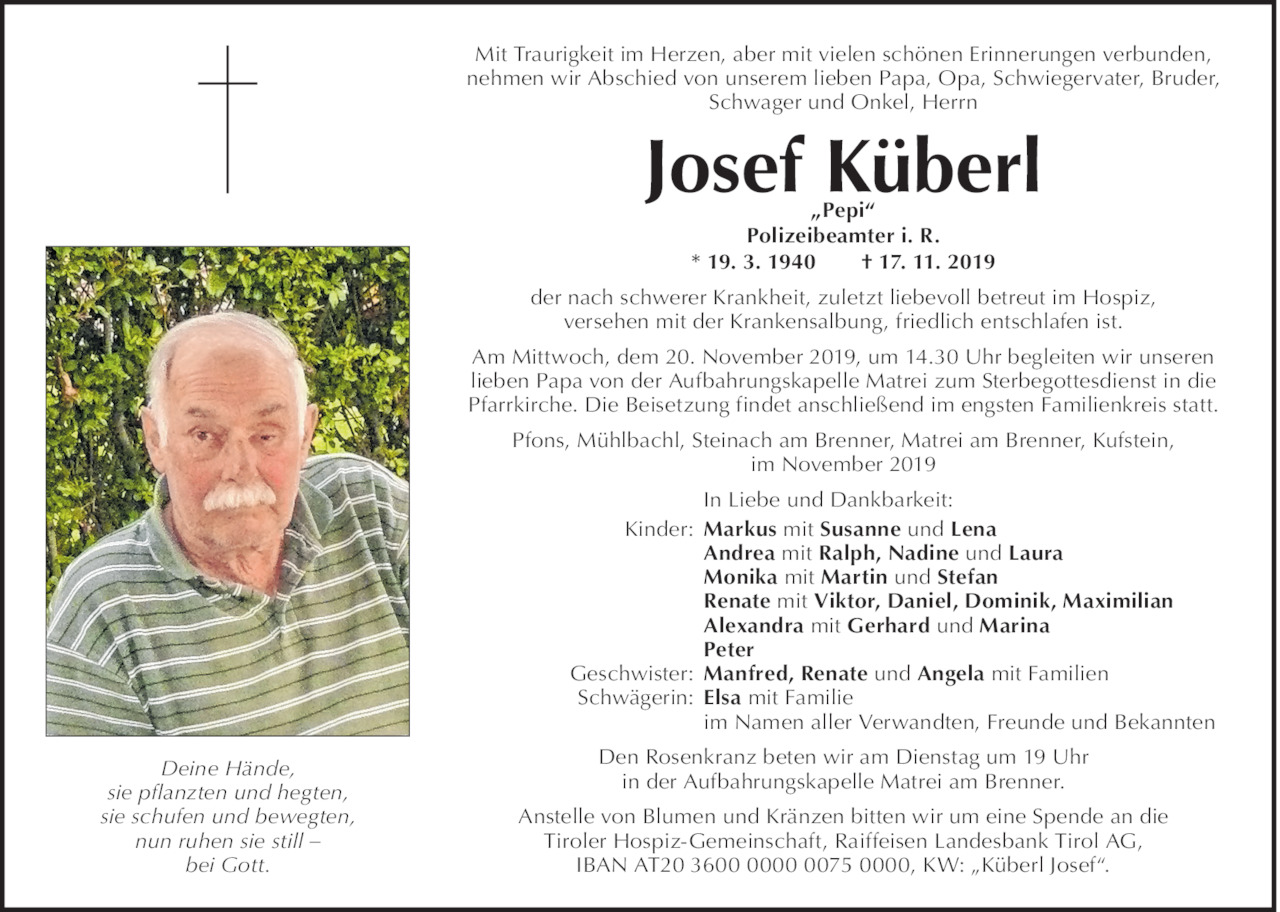 Josef Küberl Bild