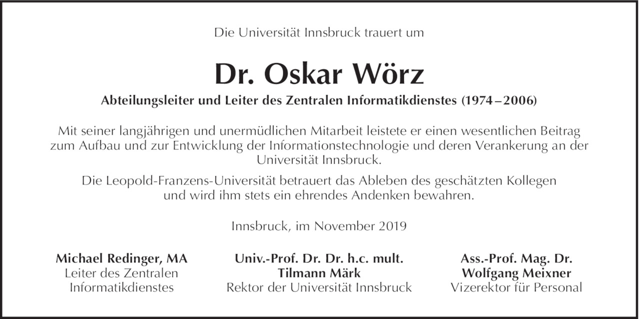 Oskar Wörz Bild