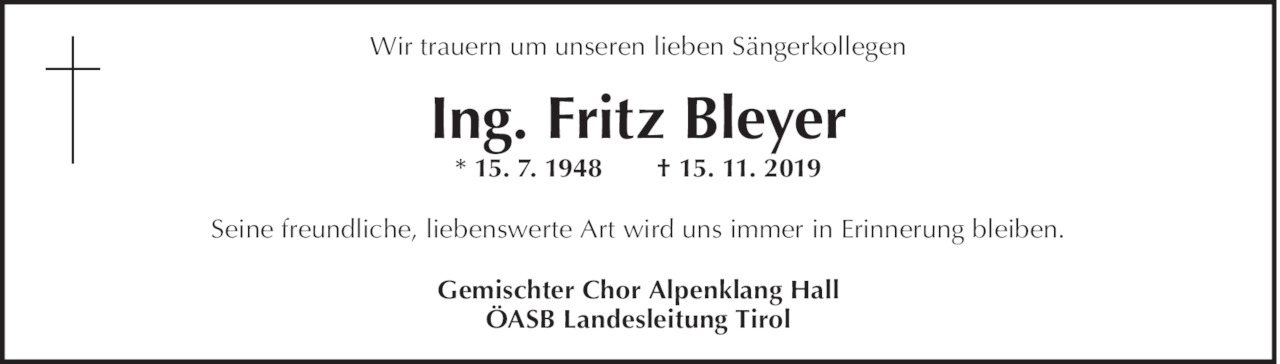 Fritz Bleyer Bild