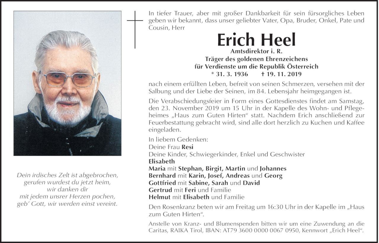 Erich Heel Bild