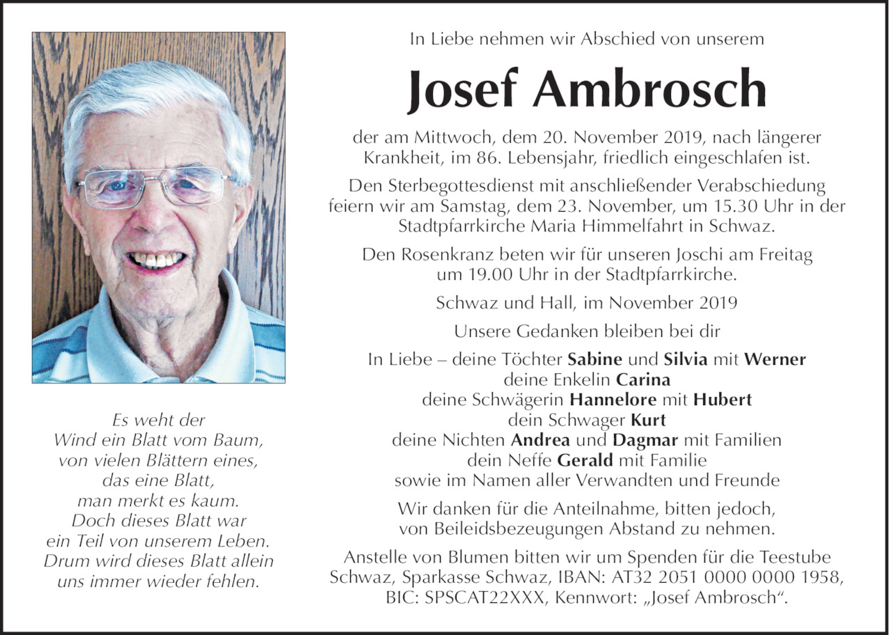 Josef Ambrosch Bild