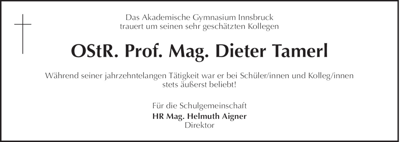 Dieter Tamerl Bild