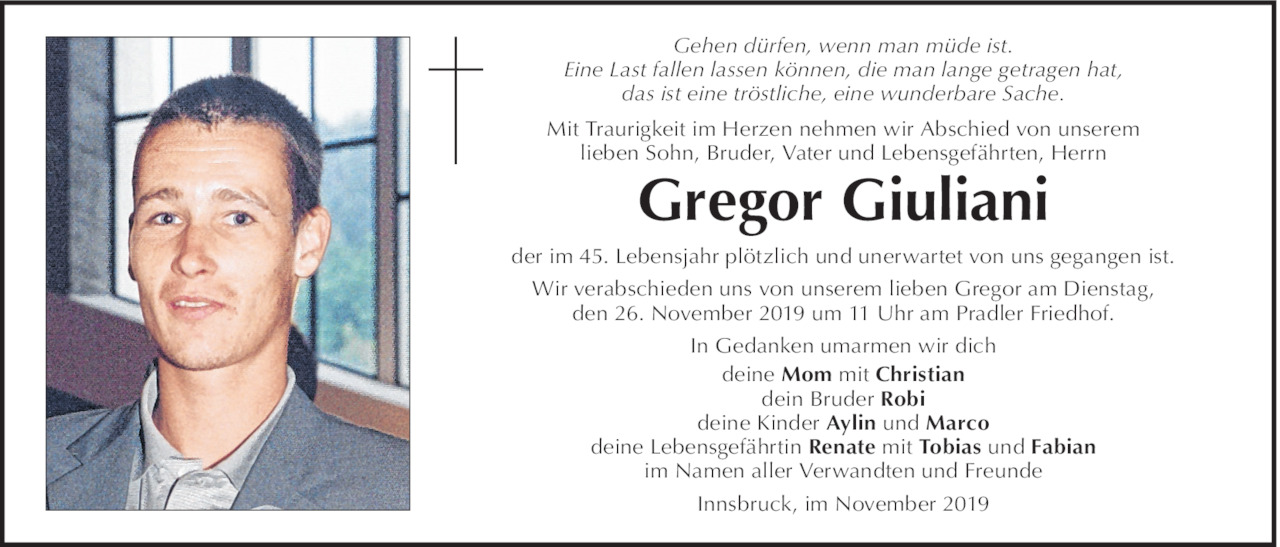 Gregor Giuliani Bild
