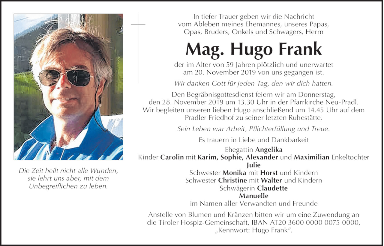 Hugo Frank Bild