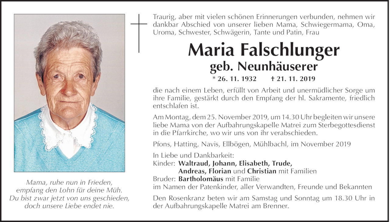 Maria Falschlunger Bild