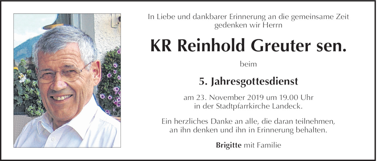 Reinhold Greuter Bild