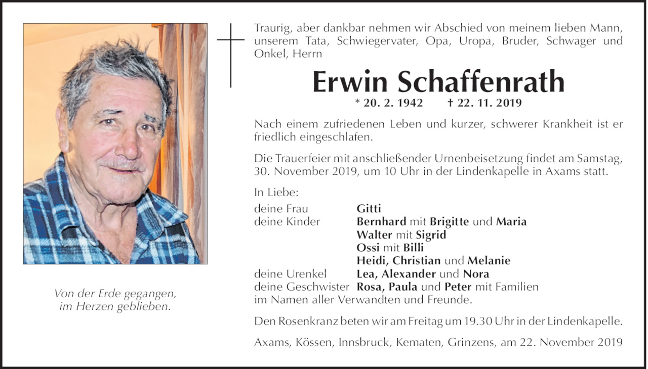 Erwin Schaffenrath Bild