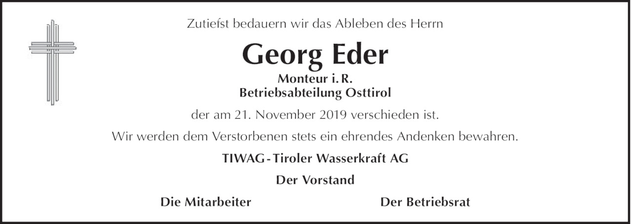 Georg  Eder Bild