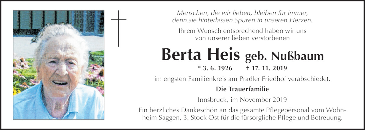 Berta Heis Bild