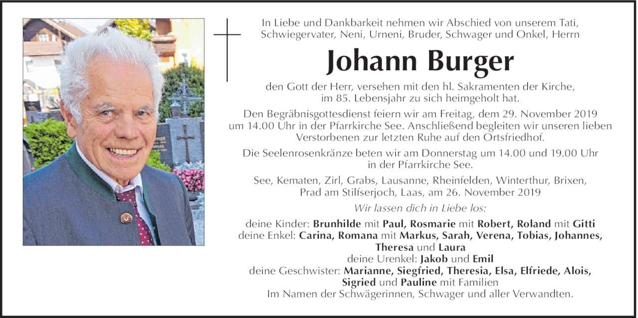 Johann Burger Bild
