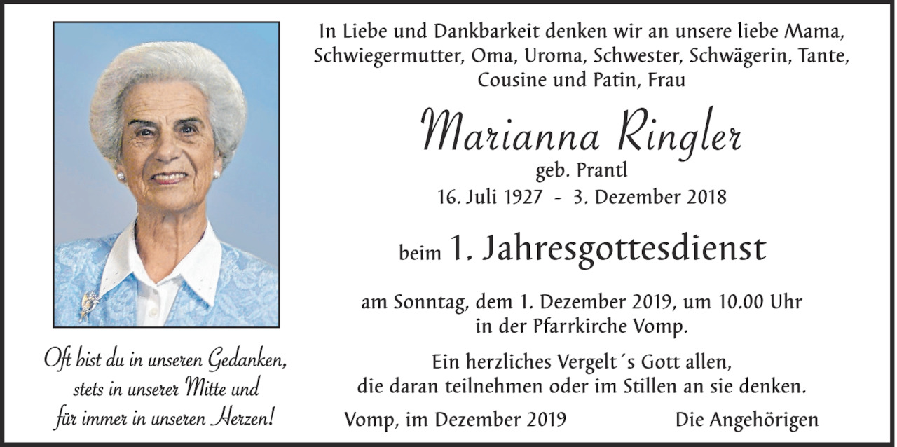 Marianna Ringler Bild