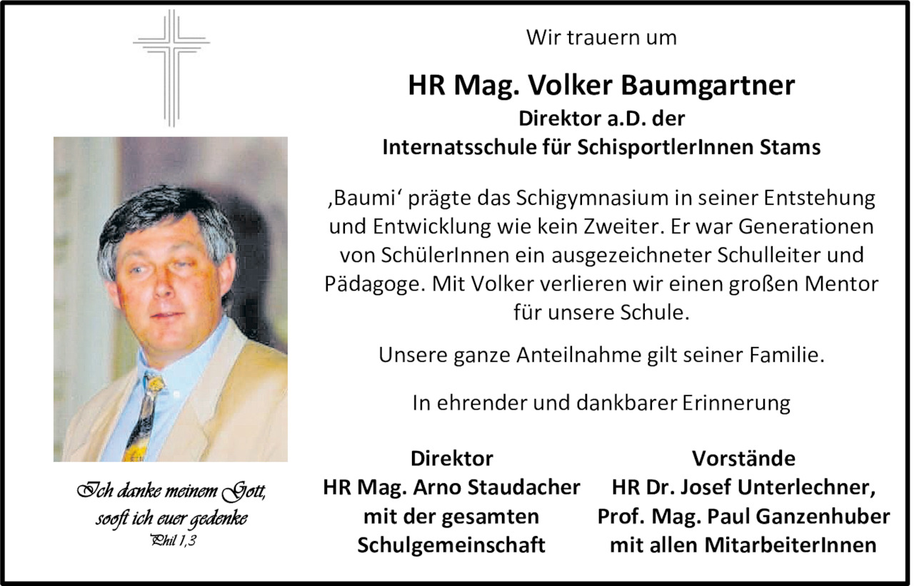 Volker Baumgartner Bild