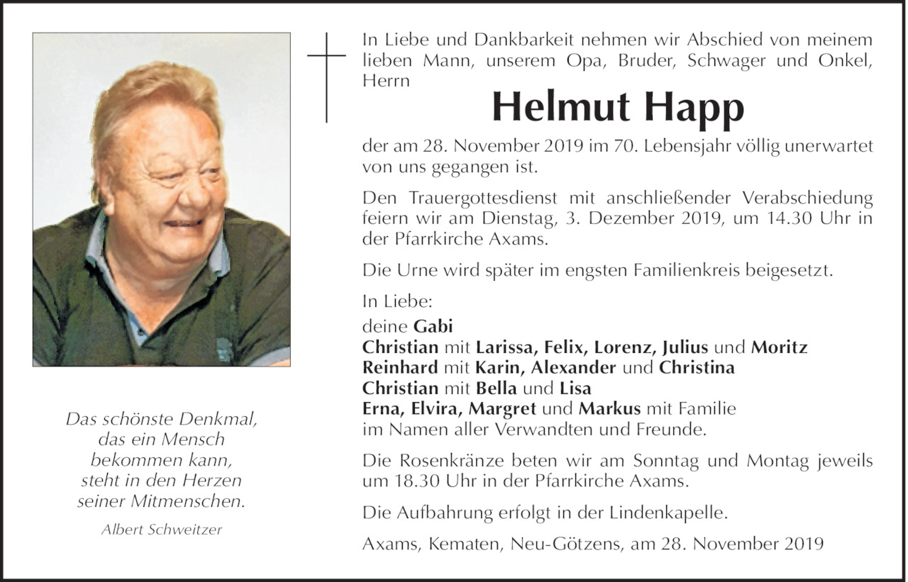 Helmut Happ Bild