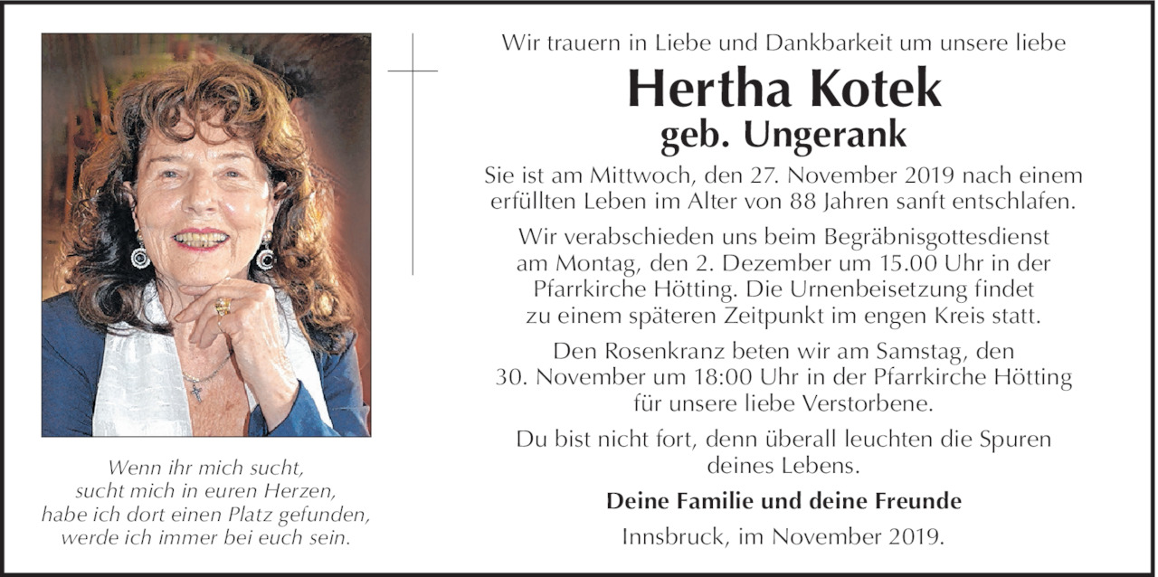 Hertha Kotek Bild