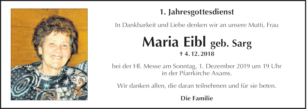 Maria Eibl Bild