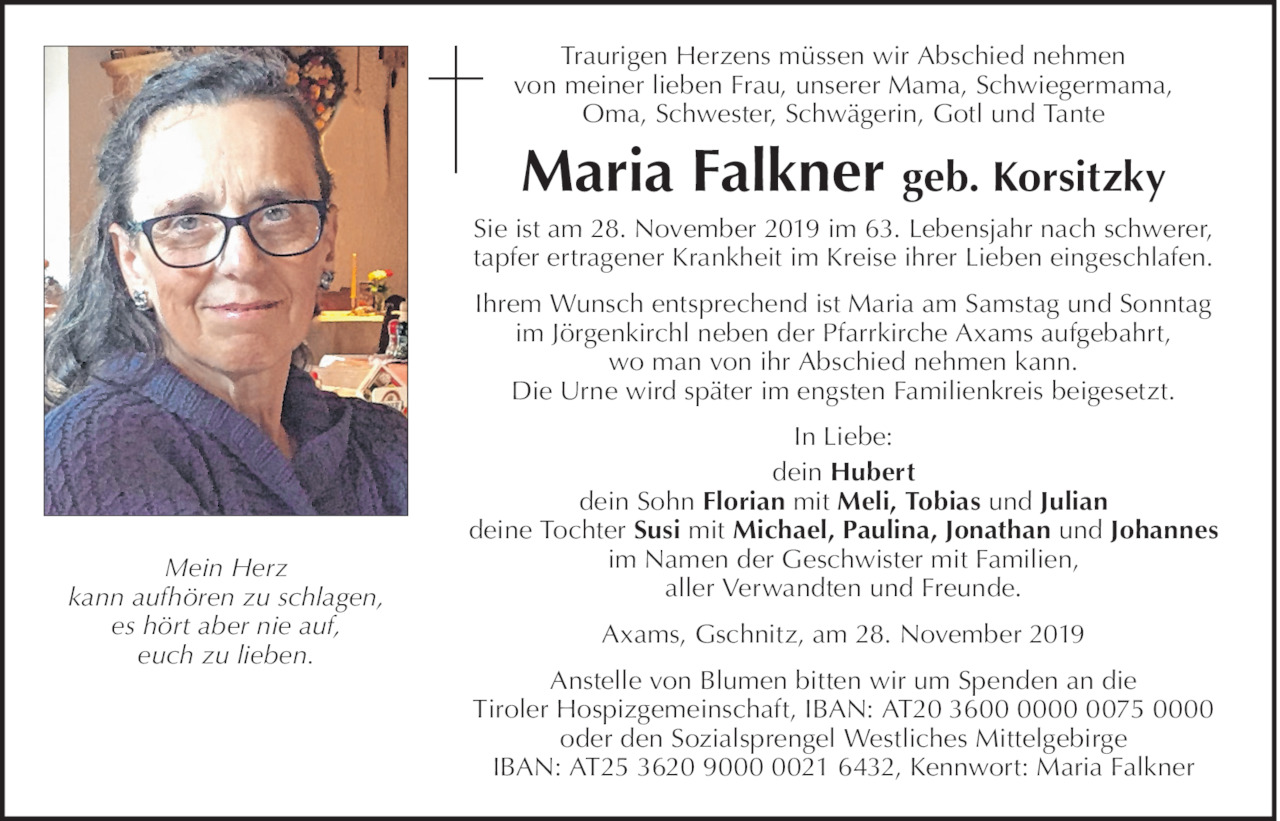 Maria Falkner Bild