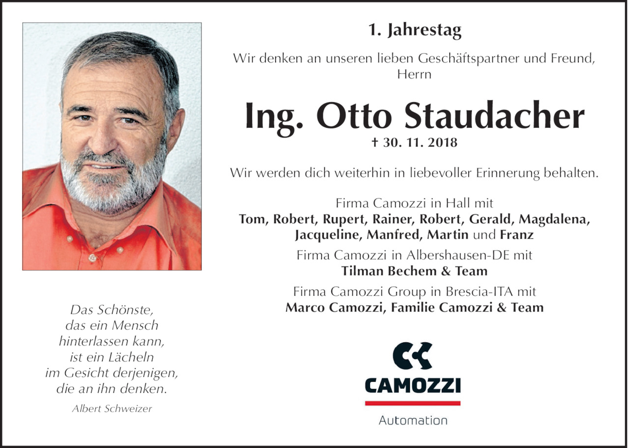Otto Staudacher Bild