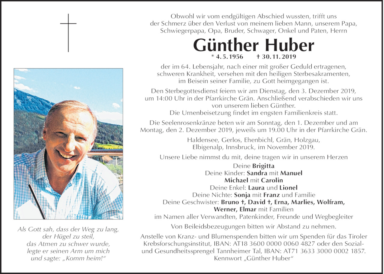 Günther Huber Bild