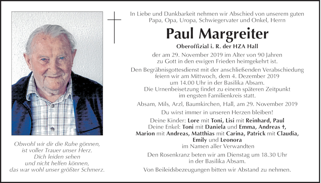 Paul Margreiter Bild