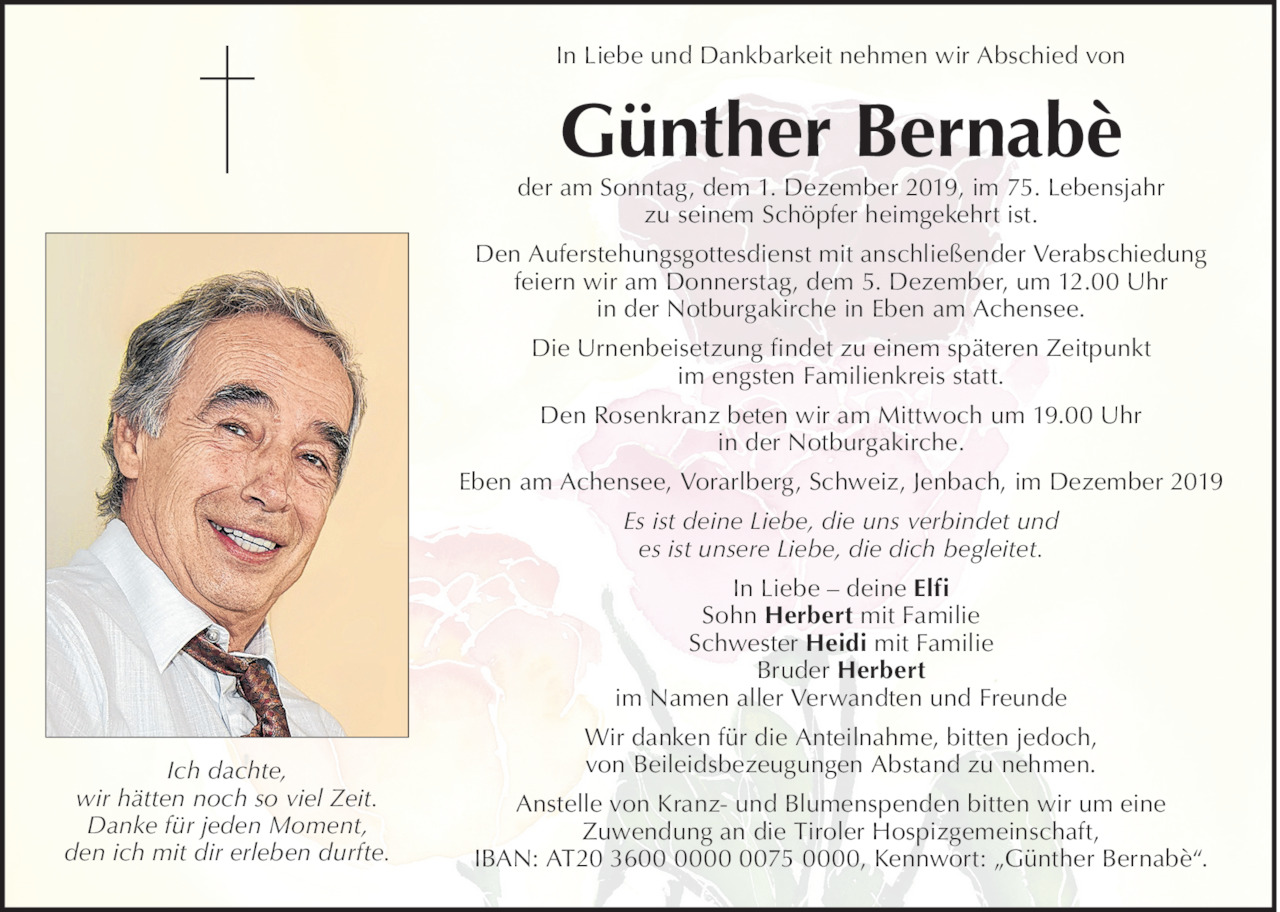 Günther Bernabè Bild