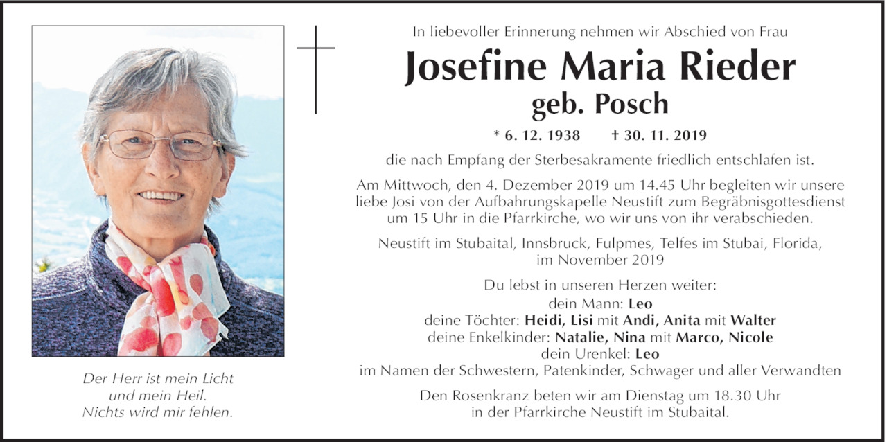 Josefine Rieder Bild