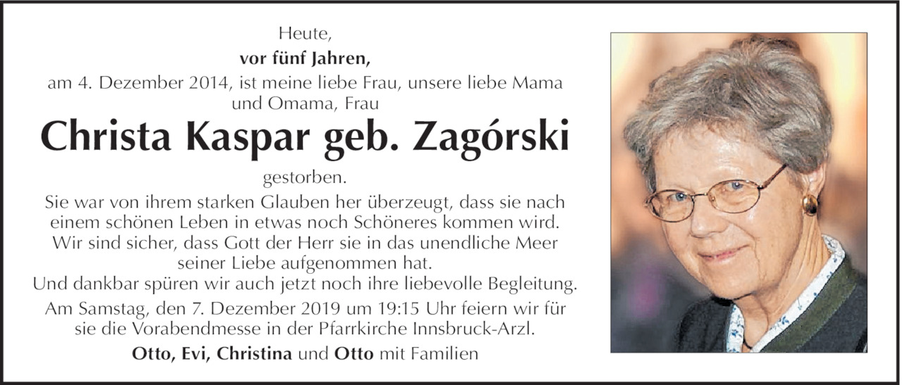 Christa Kaspar Bild