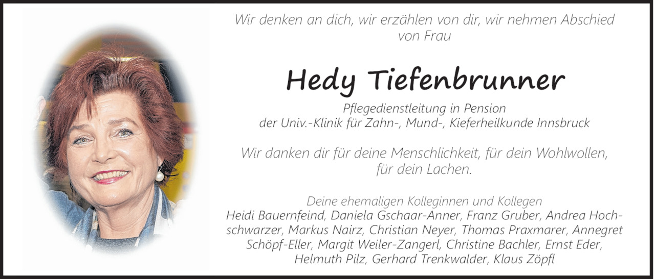 Hedy Tiefenbrunner Bild