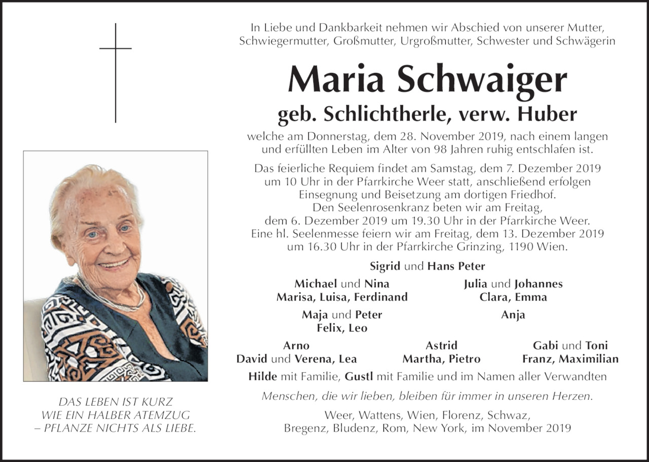 Maria Schwaiger Bild