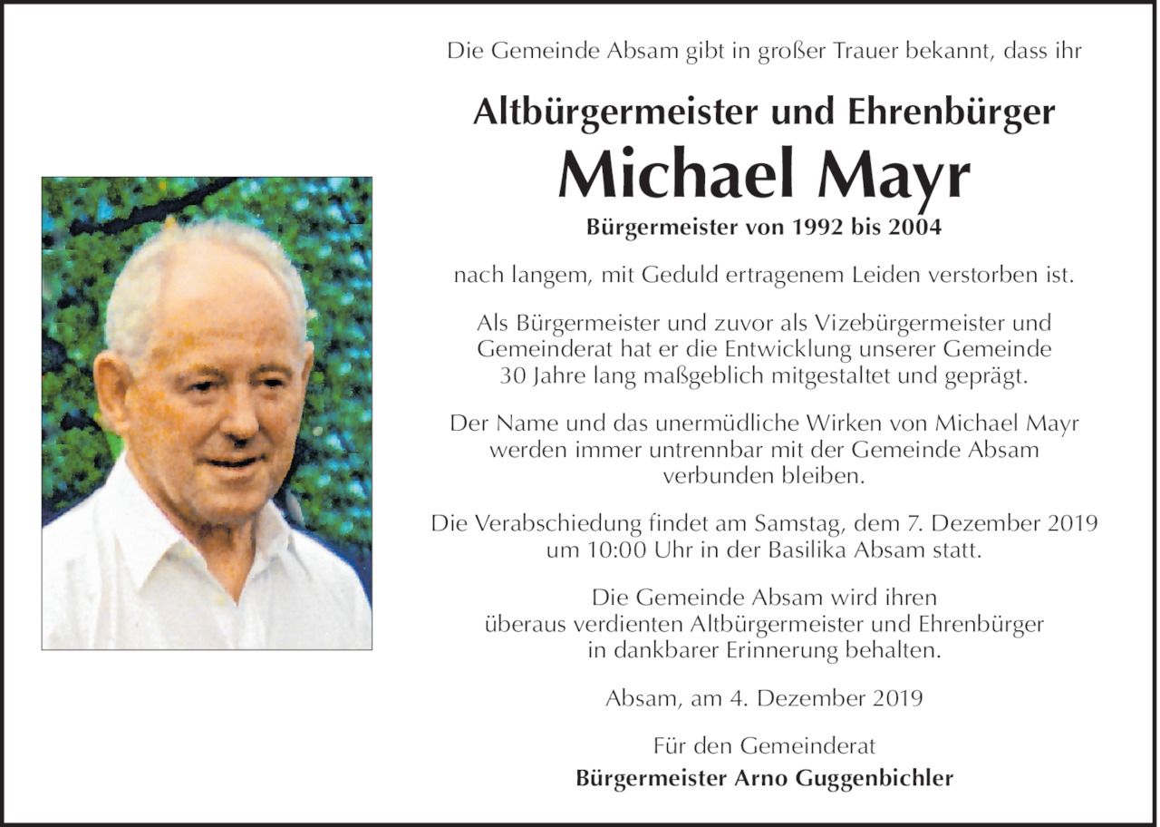 Michael  Mayr Bild