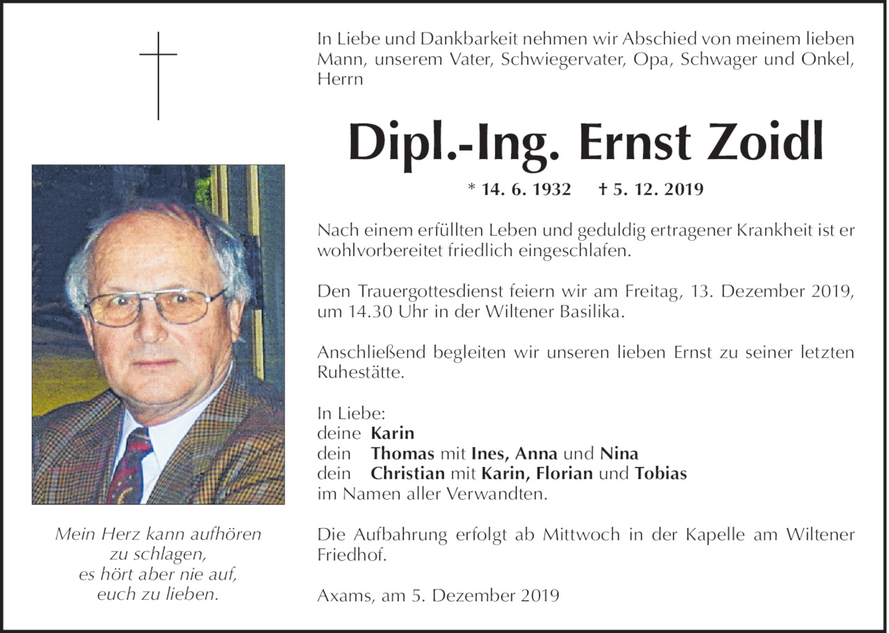 Ernst Zoidl Bild