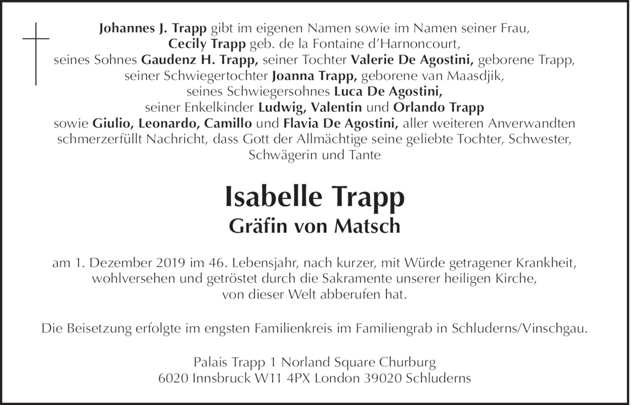 Isabelle Trapp von Matsch Bild