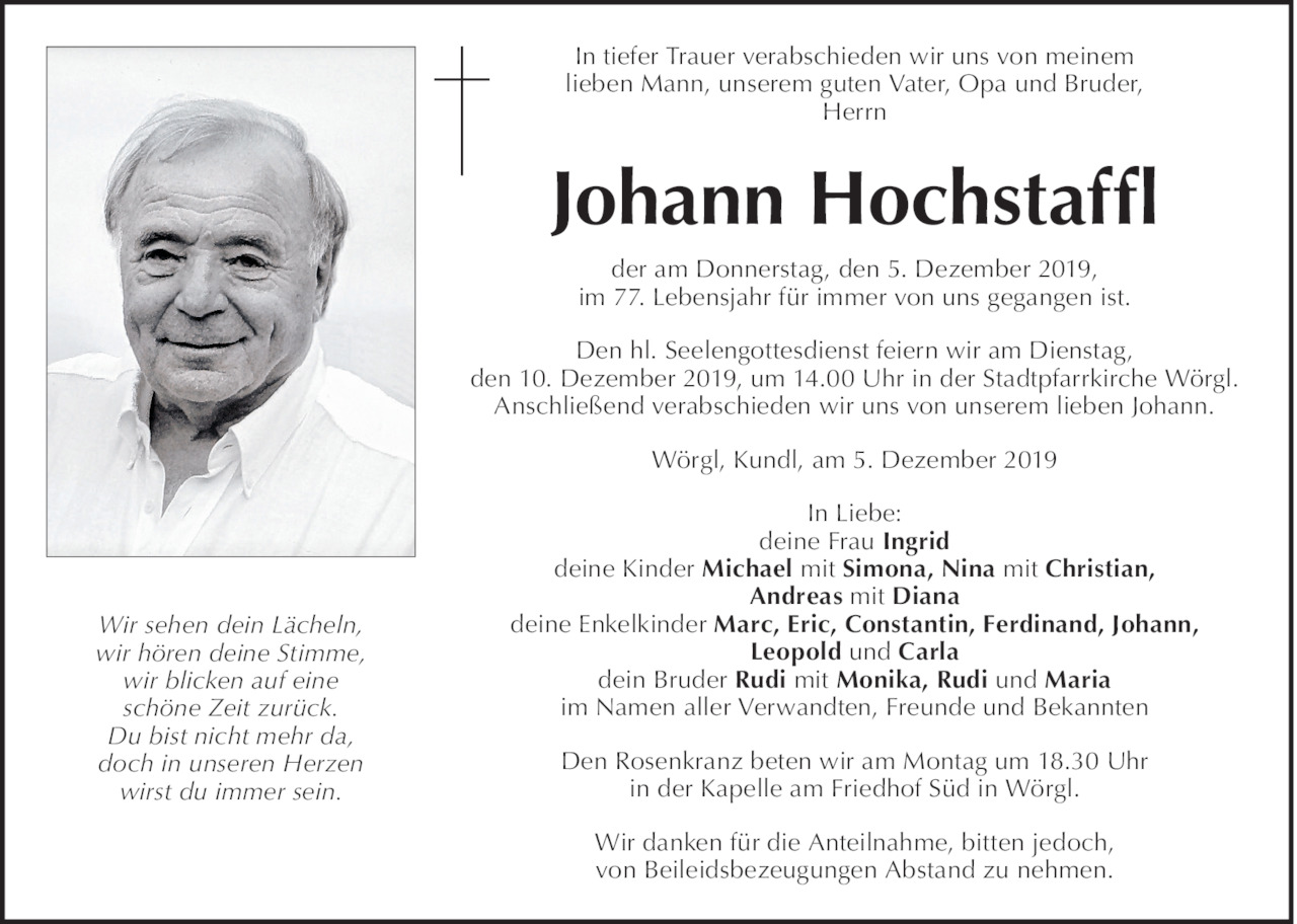 Johann Hochstaffl Bild