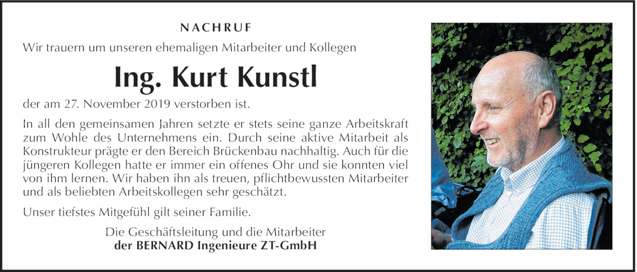Kurt Kunstl Bild